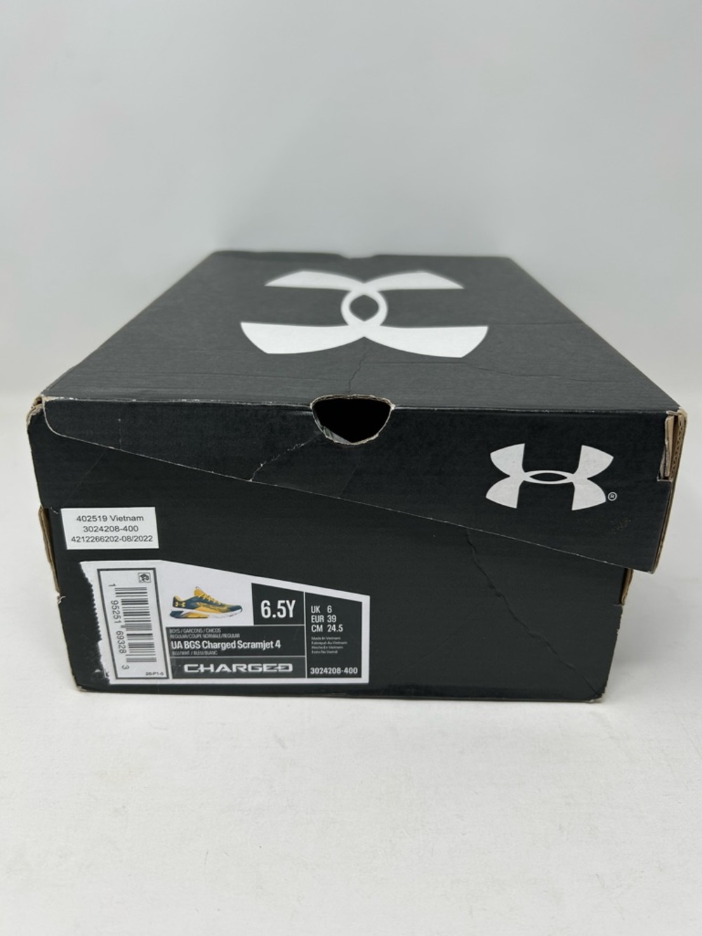 NEW Under Armour Scramjet 4 Athletic Shoes Boys Size 6.5 Big Kid - Picture 6 of 6
